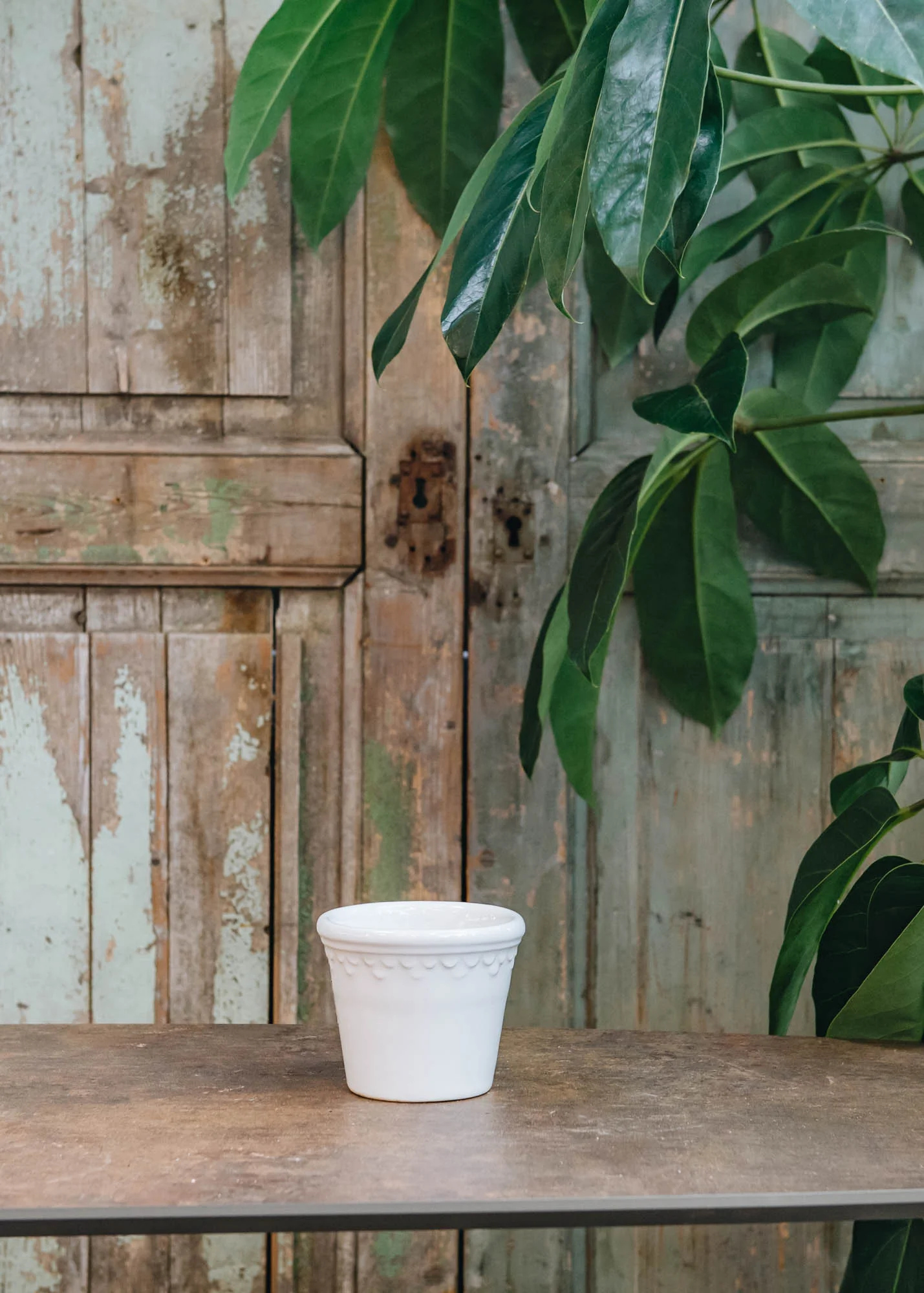 White Glazed Copenhagen Pots - Image 2