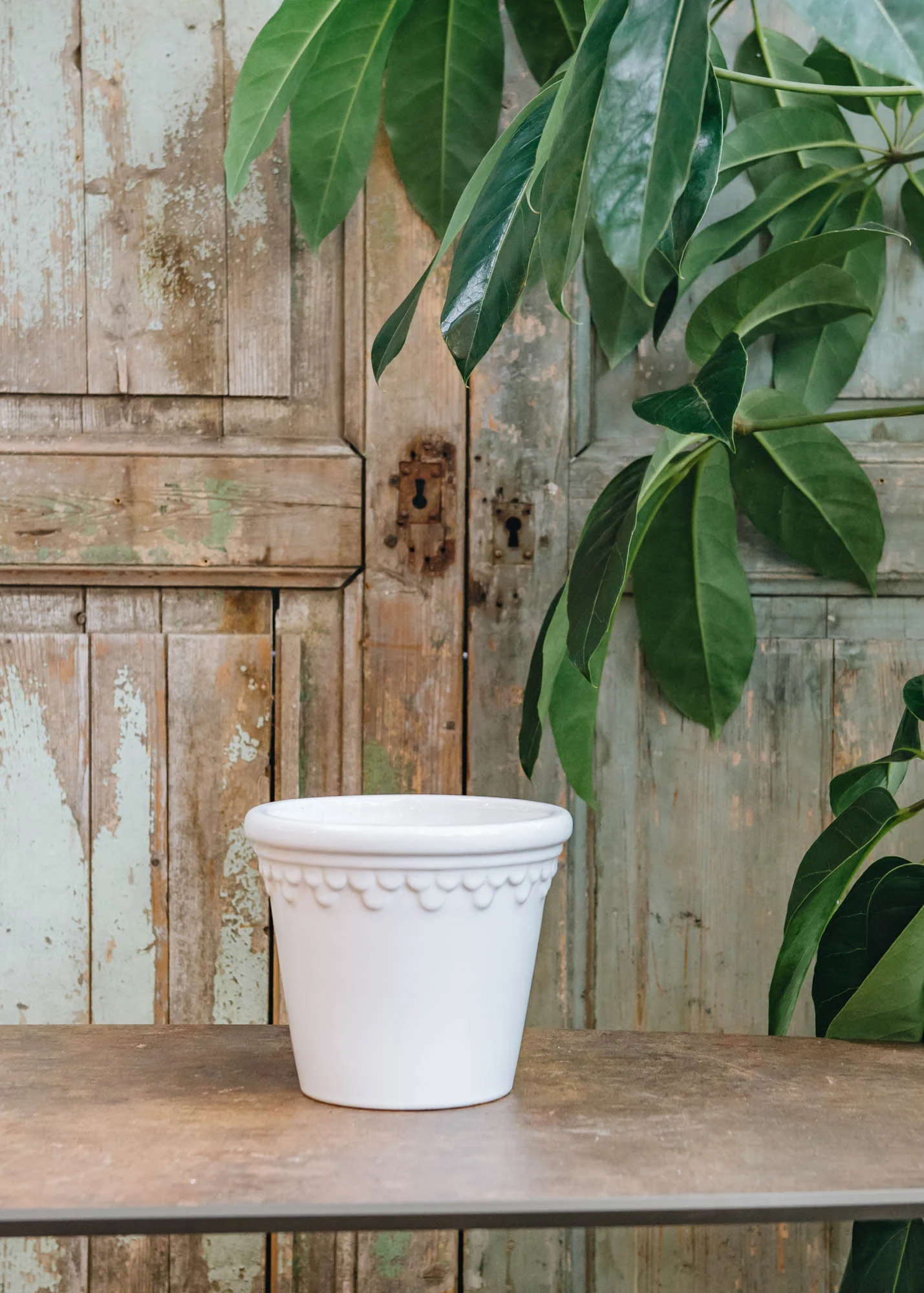 White Glazed Copenhagen Pots - Image 5