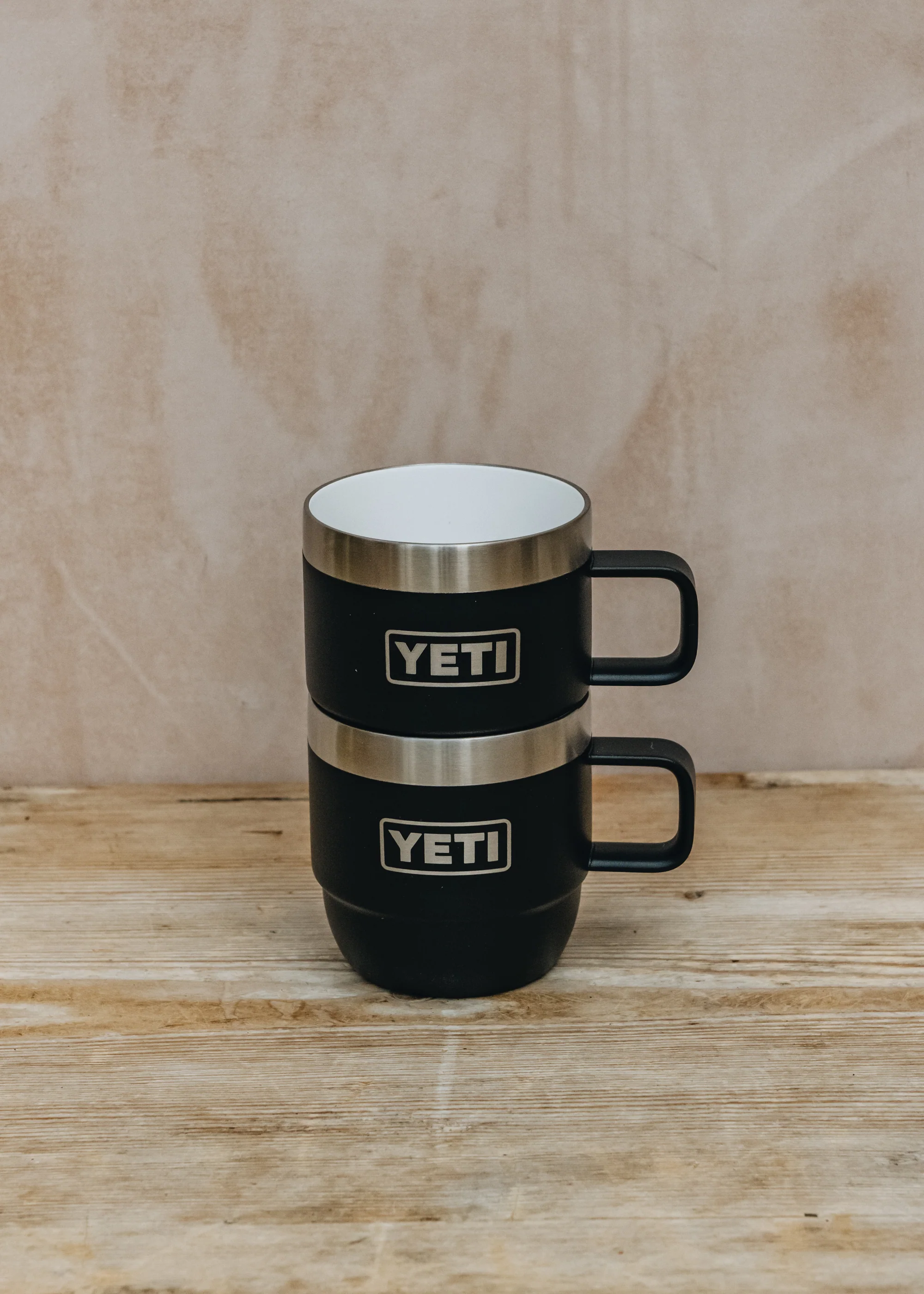 Espresso Mugs in Black, 6oz, pack of two