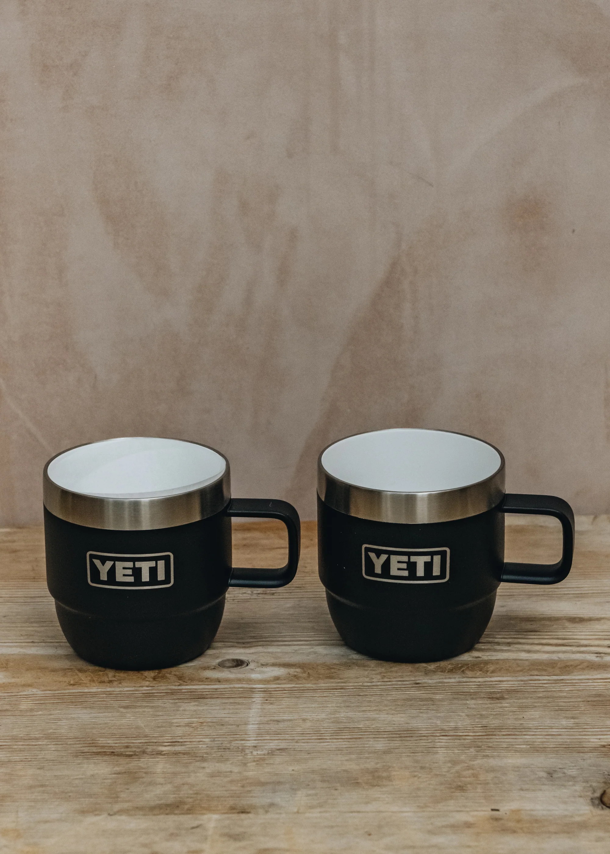 Espresso Mugs in Black, 6oz, pack of two - Image 2