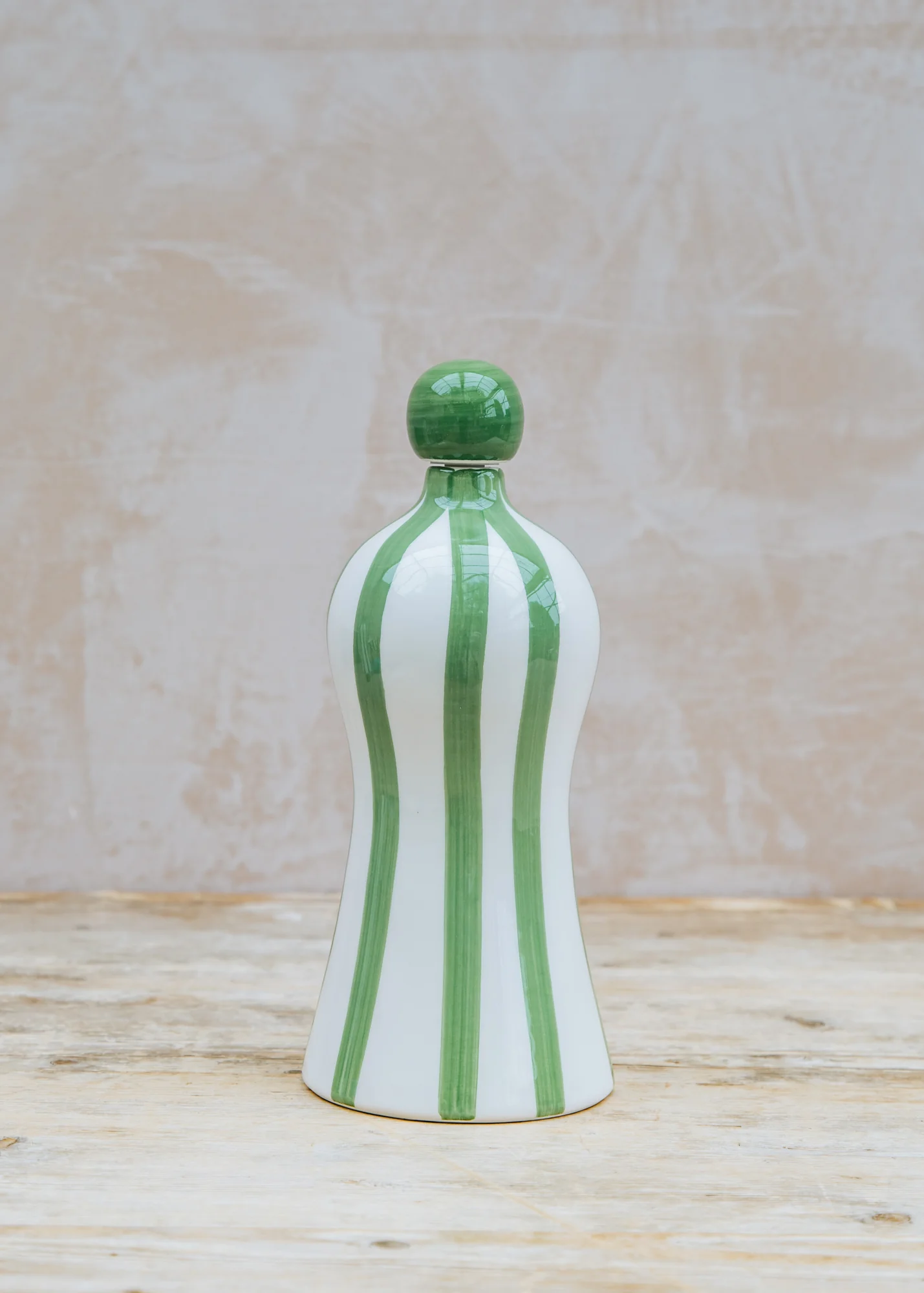 Righe Bottle in Sage Green