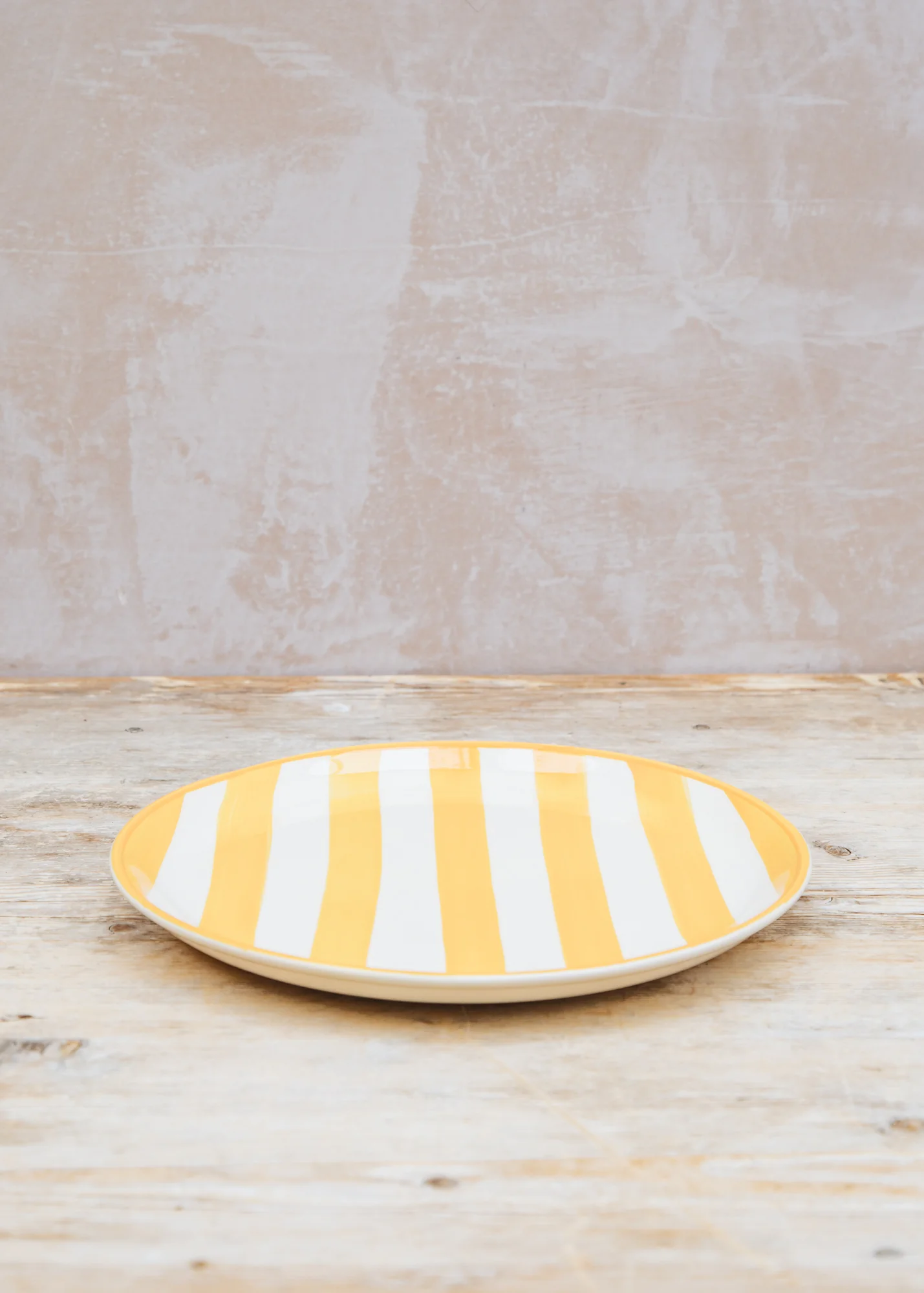 Righe Plate in Yellow